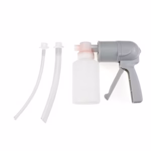 7000 MVP vacuum pump rescuer with collection bottle and tubing used for airway suction and emergency medical care.