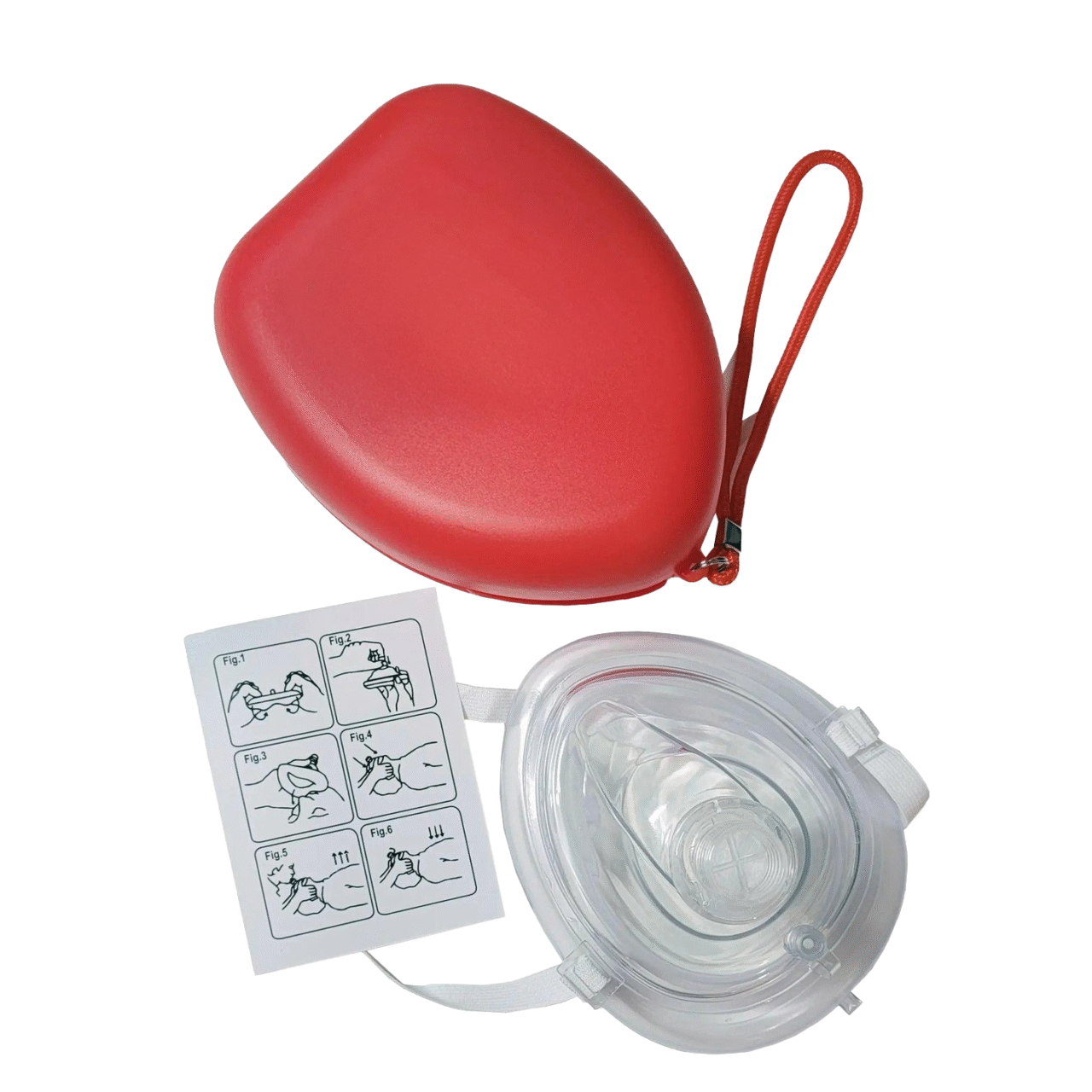 CPR Pocket Mask with One Way Valve - AEMTS