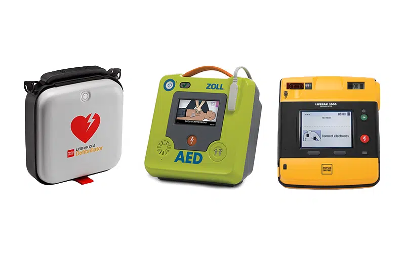 AEDs and defibrillators