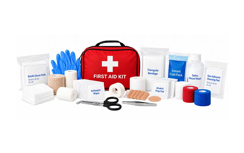 First aid supplies and emergency response products